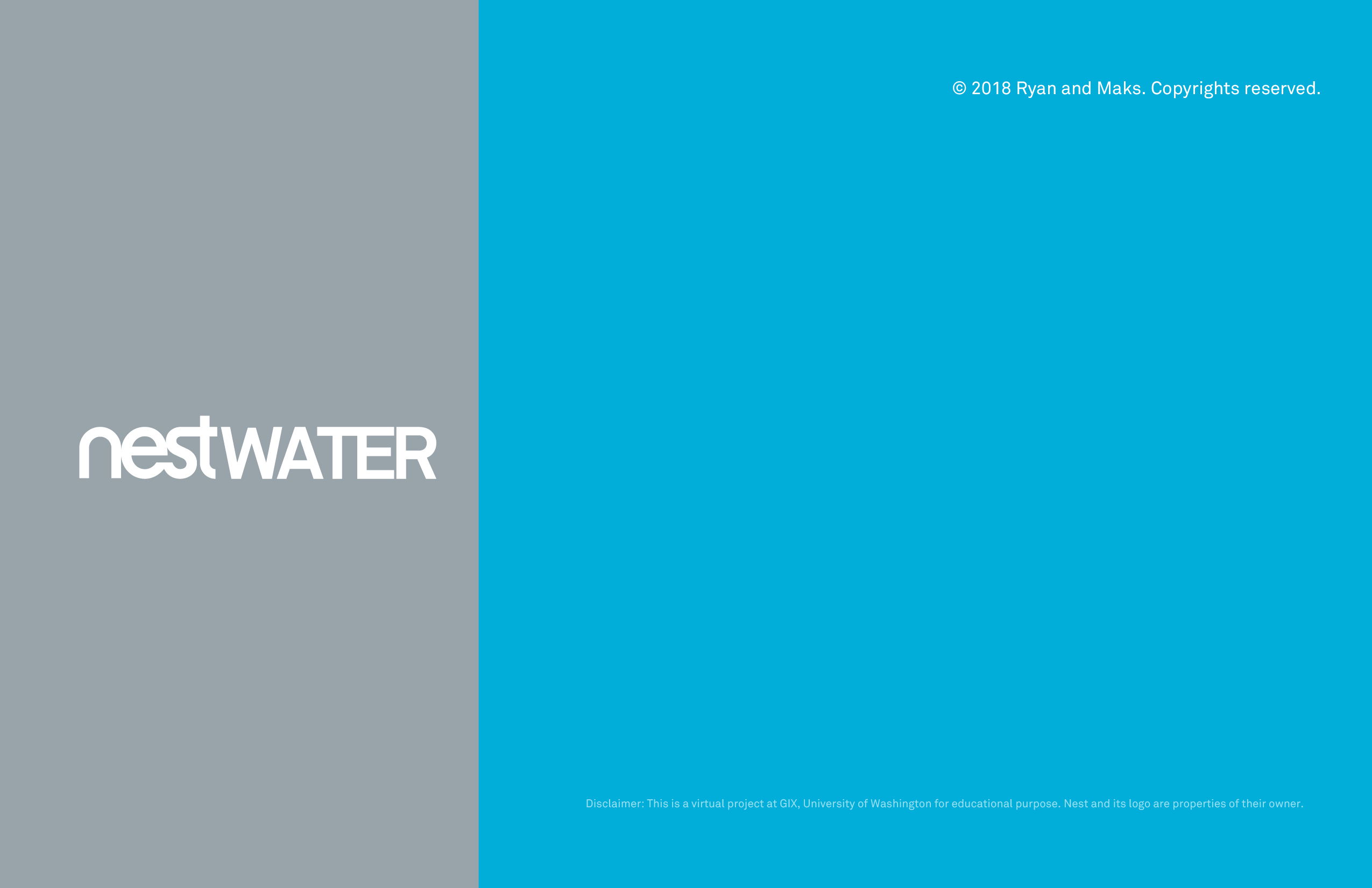 Google Nest - Nest Water concept design by Ryan Wu & Maksim Surguy